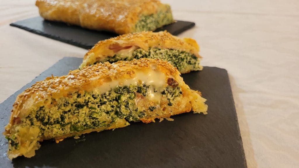 Strudel Ricotta en Spinazie in Airfryer