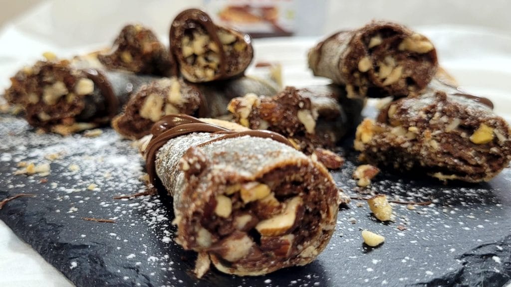 Carasau Brood en Nutella Rolletjes in de Airfryer