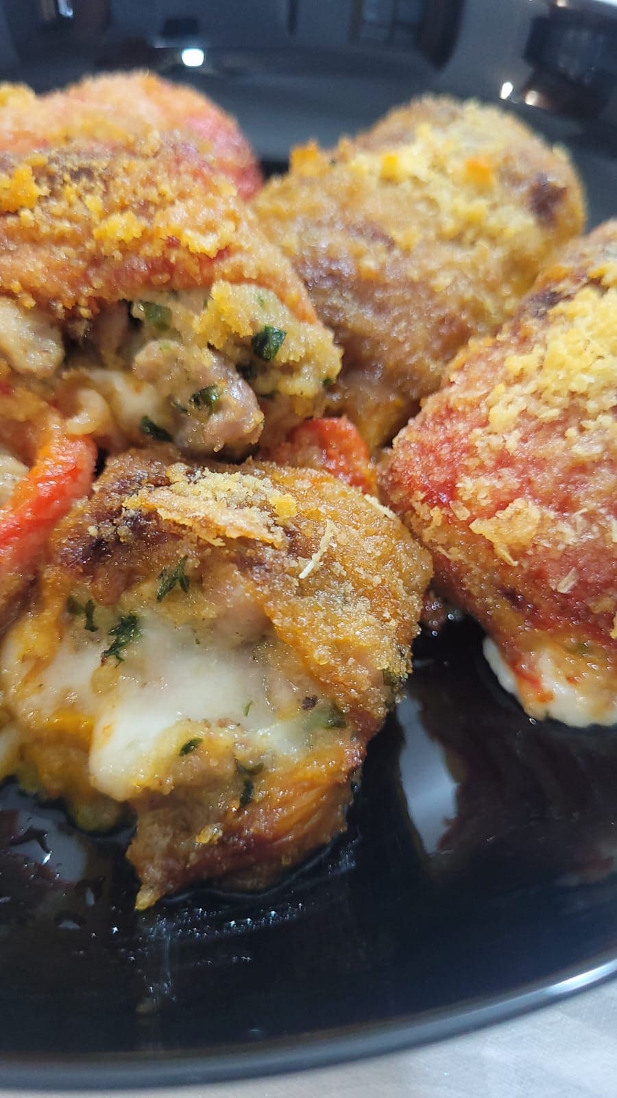 Paprika Rolletjes met Worst in Airfryer