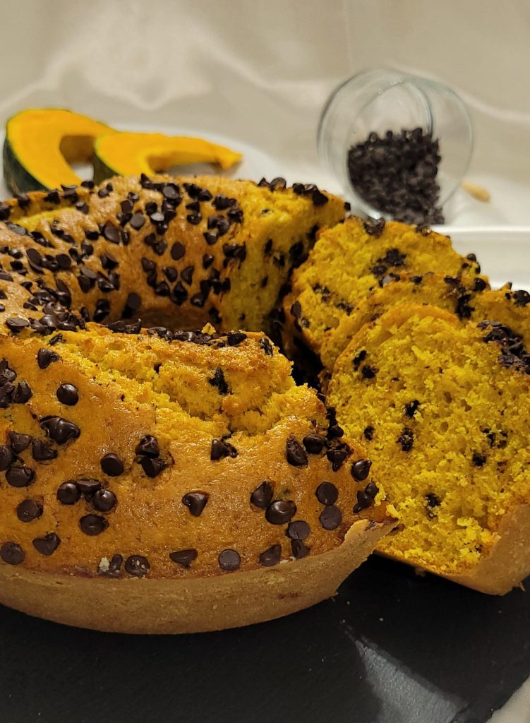 Pompoen en Amandel Tulband in Airfryer