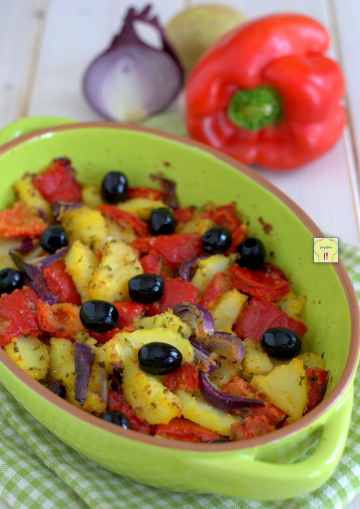 aardappelen paprika en uien uit de oven gp
