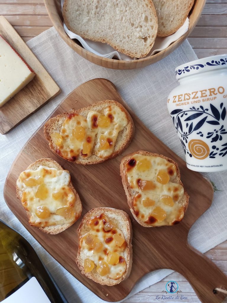 smakelijk voorgerecht met gekonfijte gember van fabbri