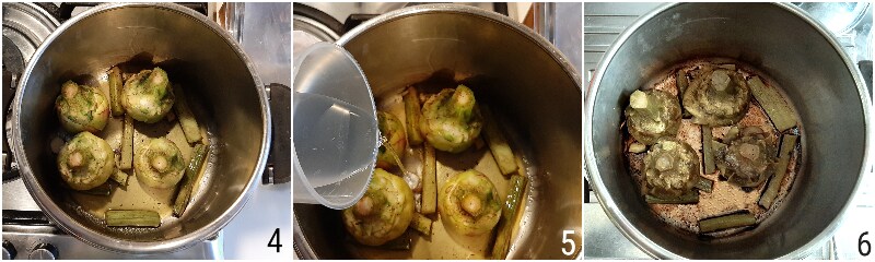 artisjokken in de snelkookpan hele kooktijd artisjokken alla romana in de pan il chicco di mais 2 kook de artisjokken
