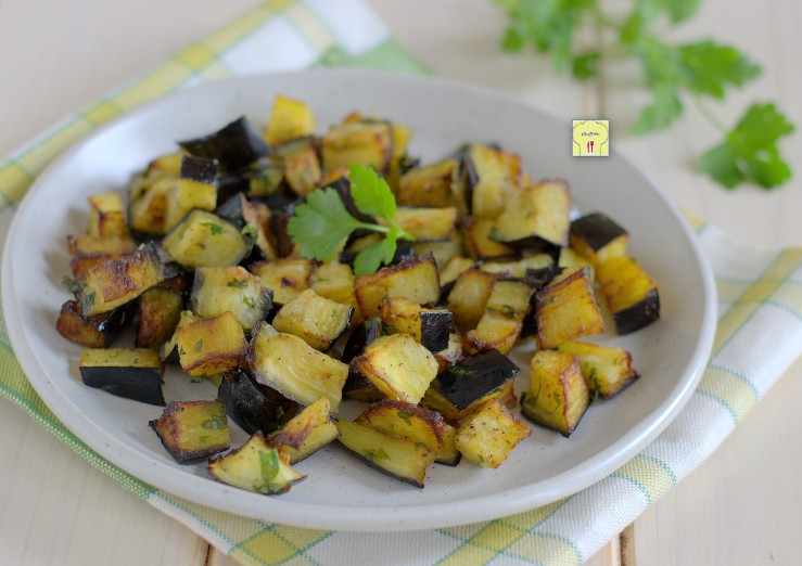 Aubergines in de airfryer
