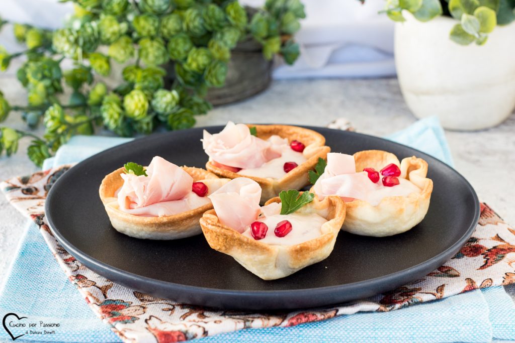 bakjes met briseedeeg