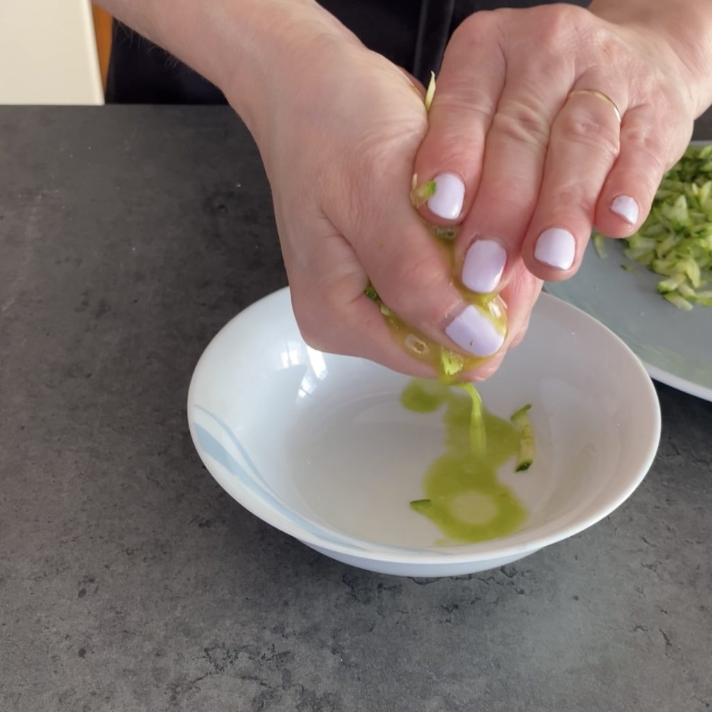 bladerdeeg met courgettes en aardappelen