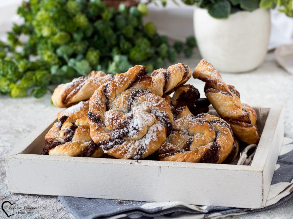 bladerdeeg rolletjes met nutella