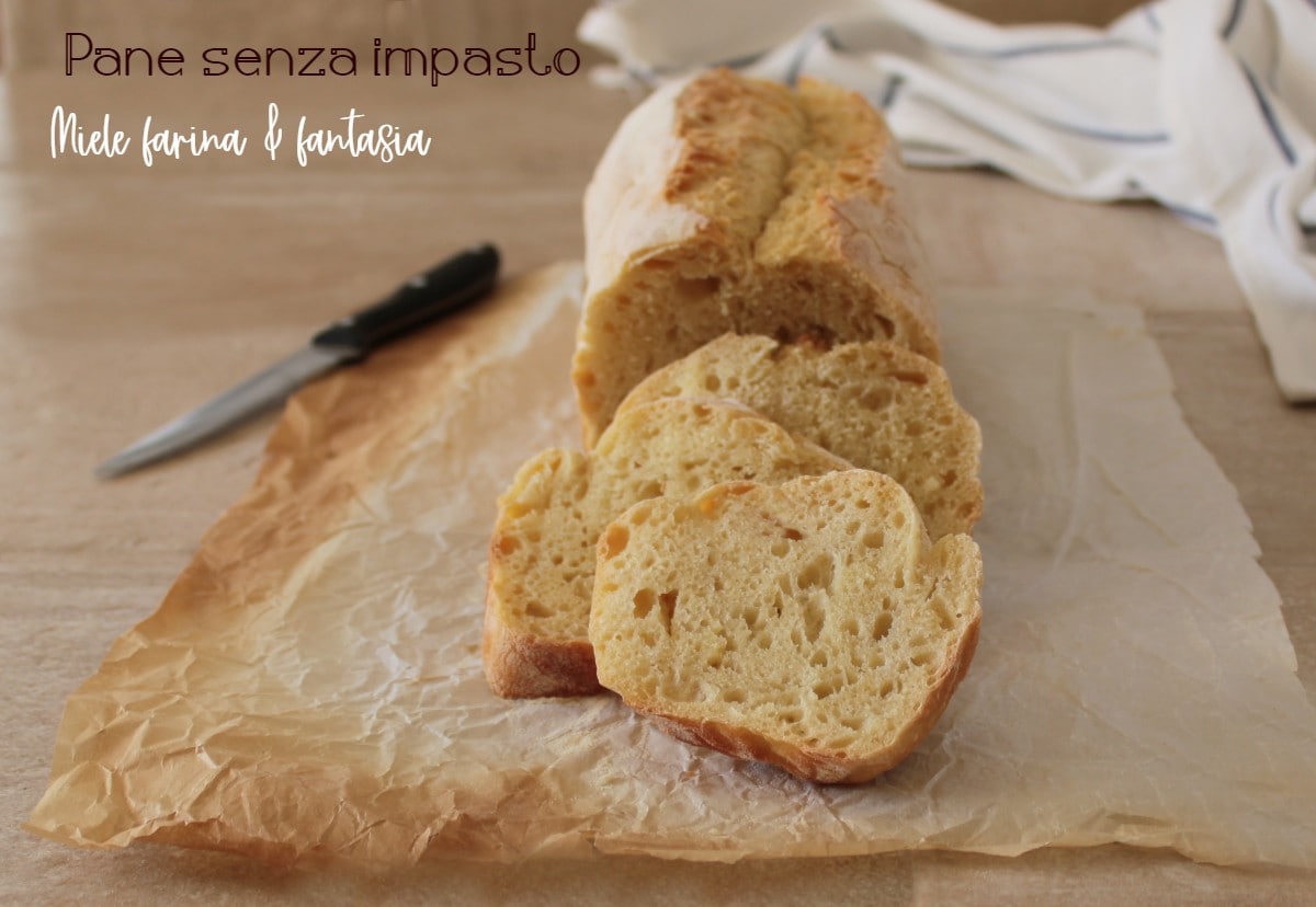 Brood zonder kneden met desem