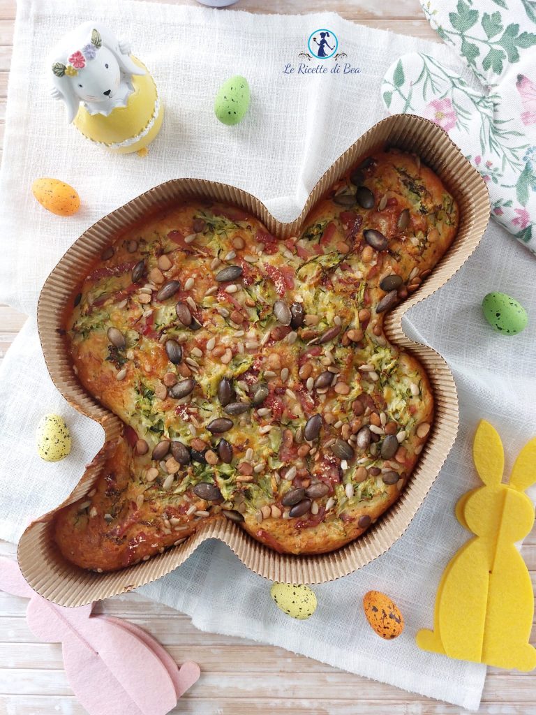 colomba hartig recept met courgettes en spek