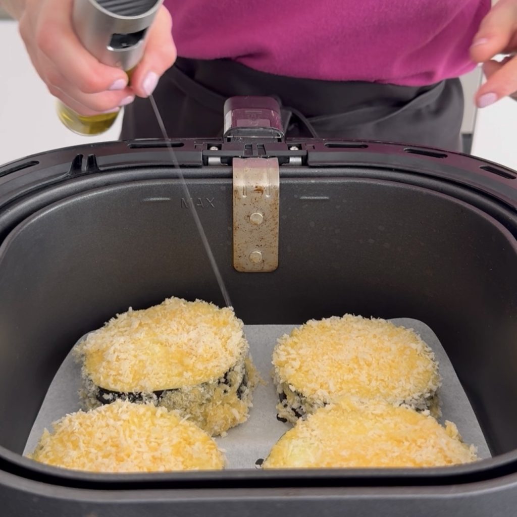 cordon bleu di melanzane in friggitrice ad aria