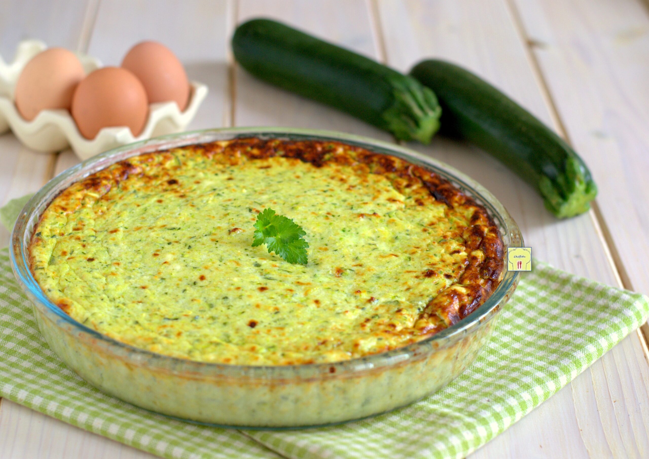 Courgette en ricotta omelet