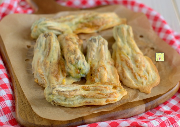 Courgettebloemen in de airfryer