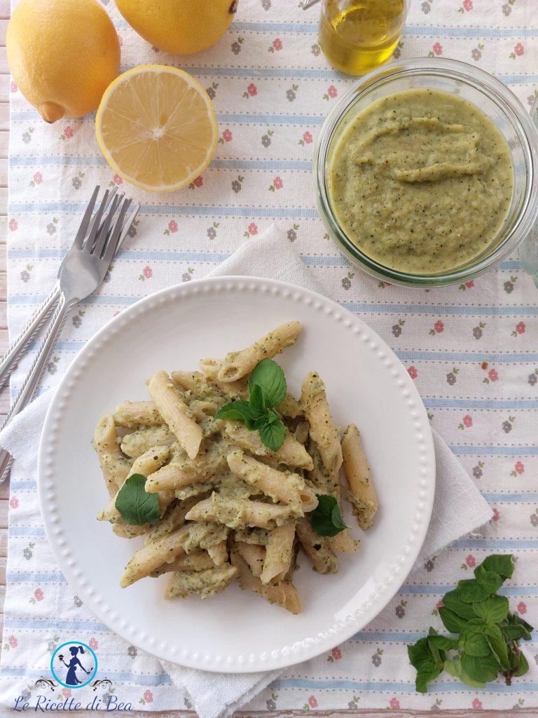 courgette en muntcrème