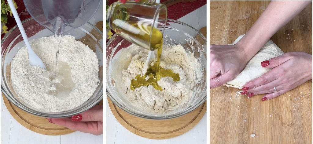 Kleine pizza baciata in een heteluchtfriteuse