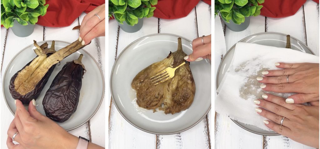 Auberginekoteletten in heteluchtfriteuse