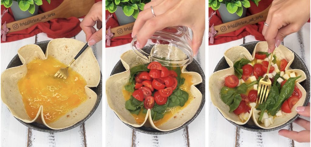 Piadifrittata in de airfryer