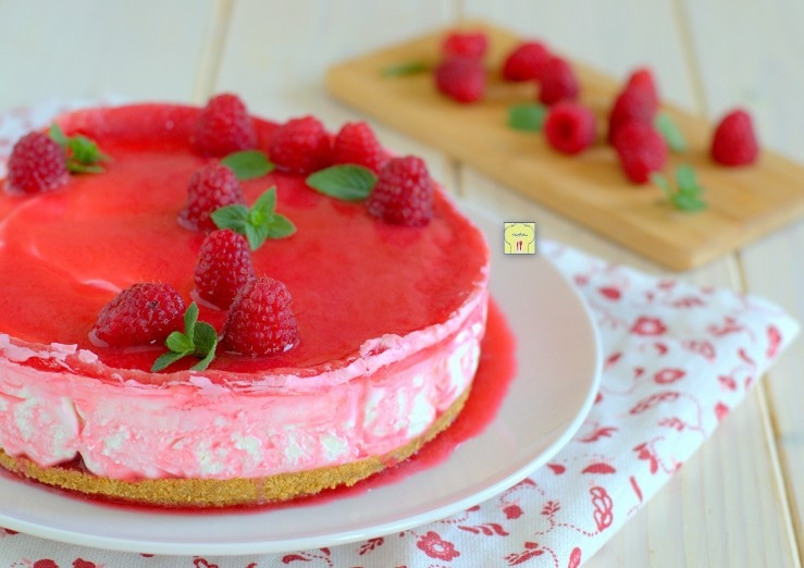 Frambozen cheesecake