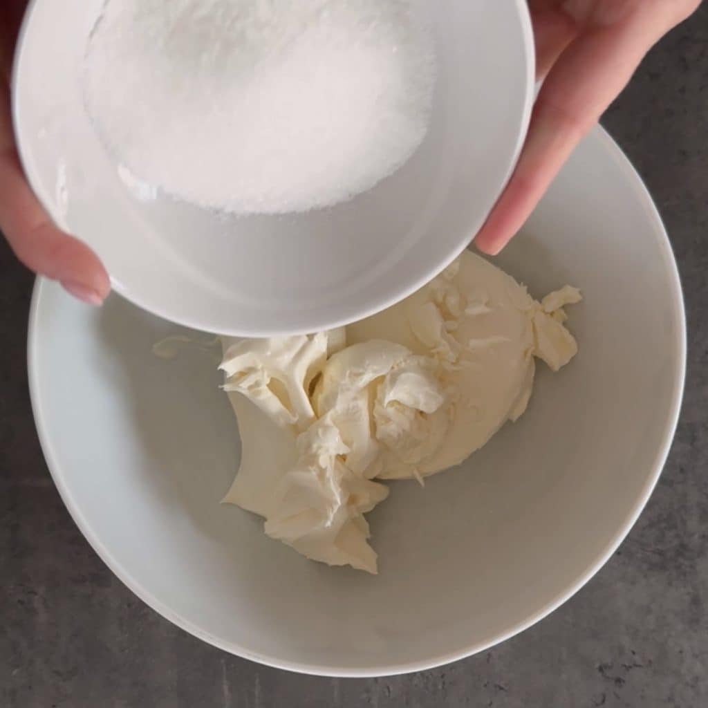 gebakken cheesecake met mascarpone en citroen