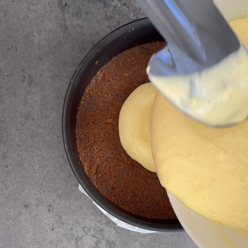 gebakken citroen cheesecake