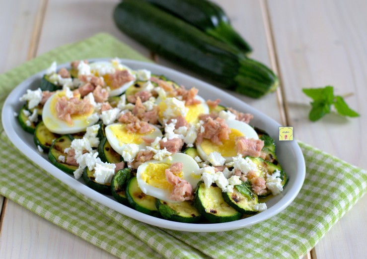 Gegrilde Courgettesalade