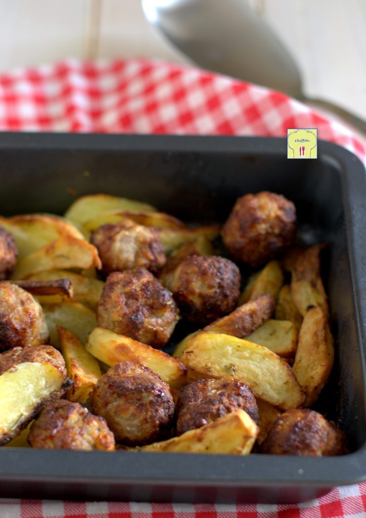 gehaktballen en aardappelen in de airfryer gp
