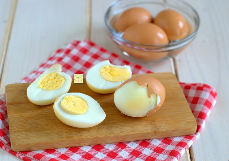 Gekookte eieren in een airfryer