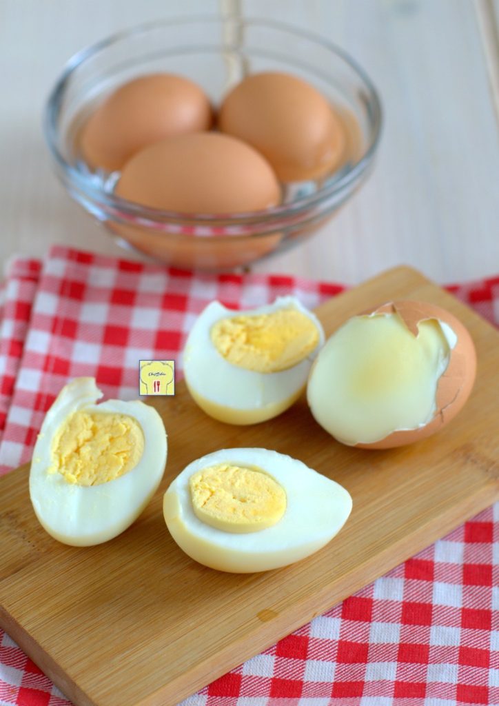 gekookte eieren in een airfryer gp