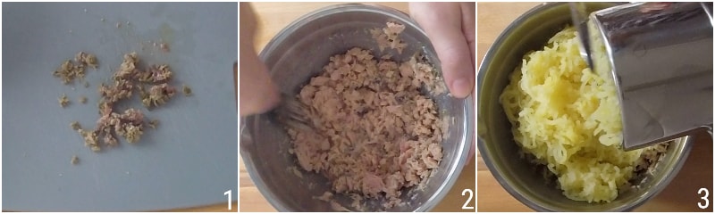 gekookte tonijngehaktbrood met aardappelen recept koud gerecht zonder oven makkelijk smakelijk zonder mayonaise il chicco di mais 1 kappertjes hakken