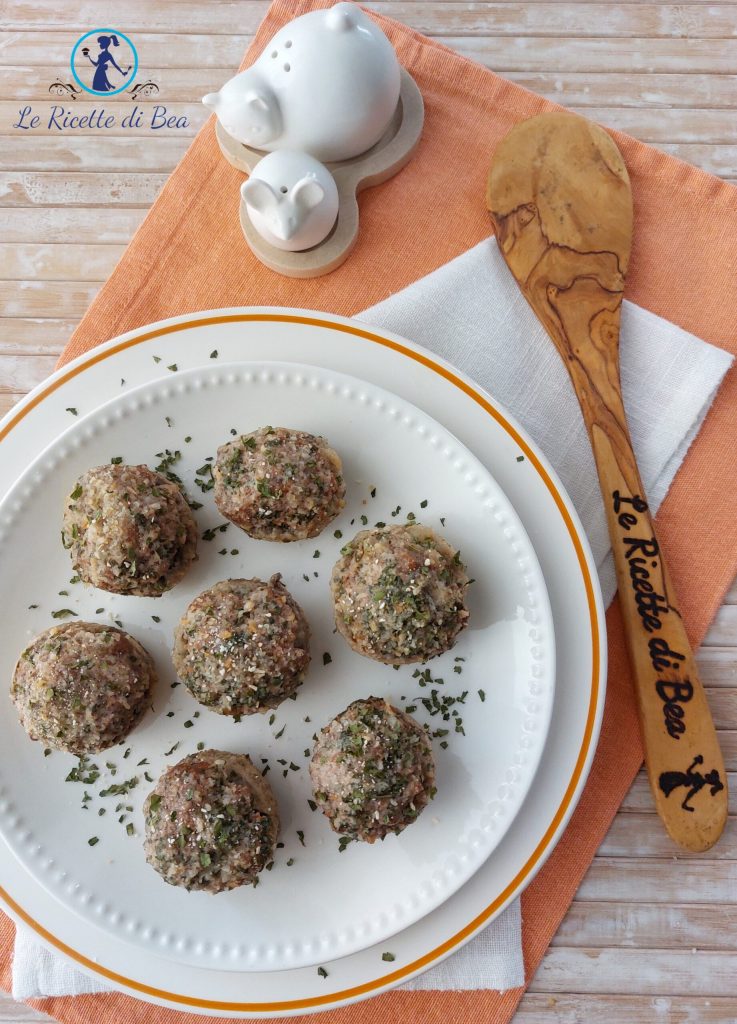 gevulde champignons in de pan