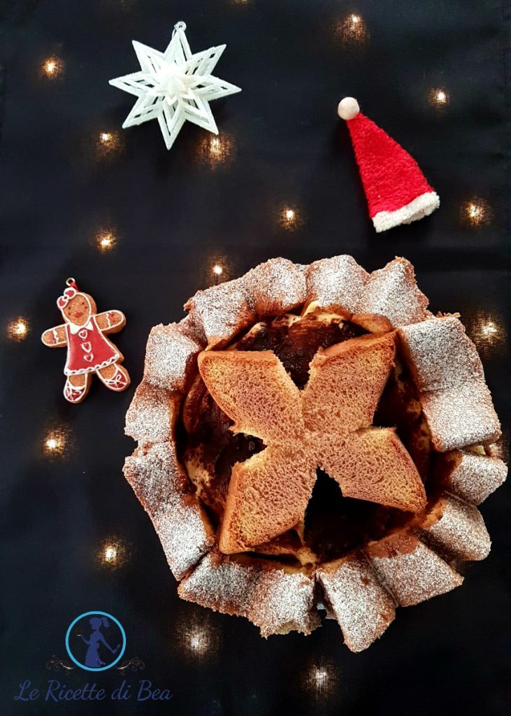 gevulde pandoro met tiramisuroom