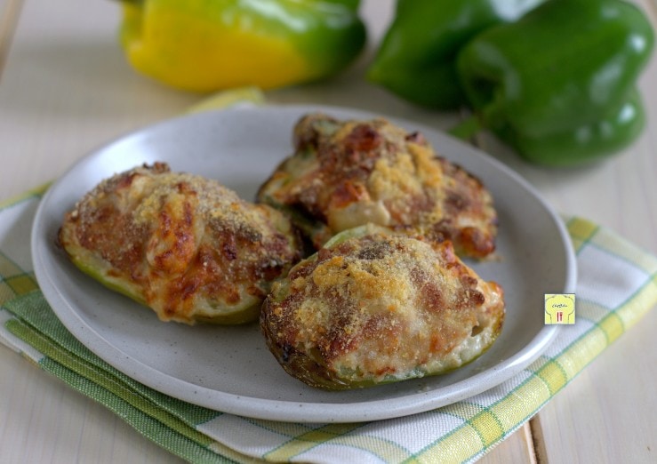 Gevulde paprika’s in de airfryer