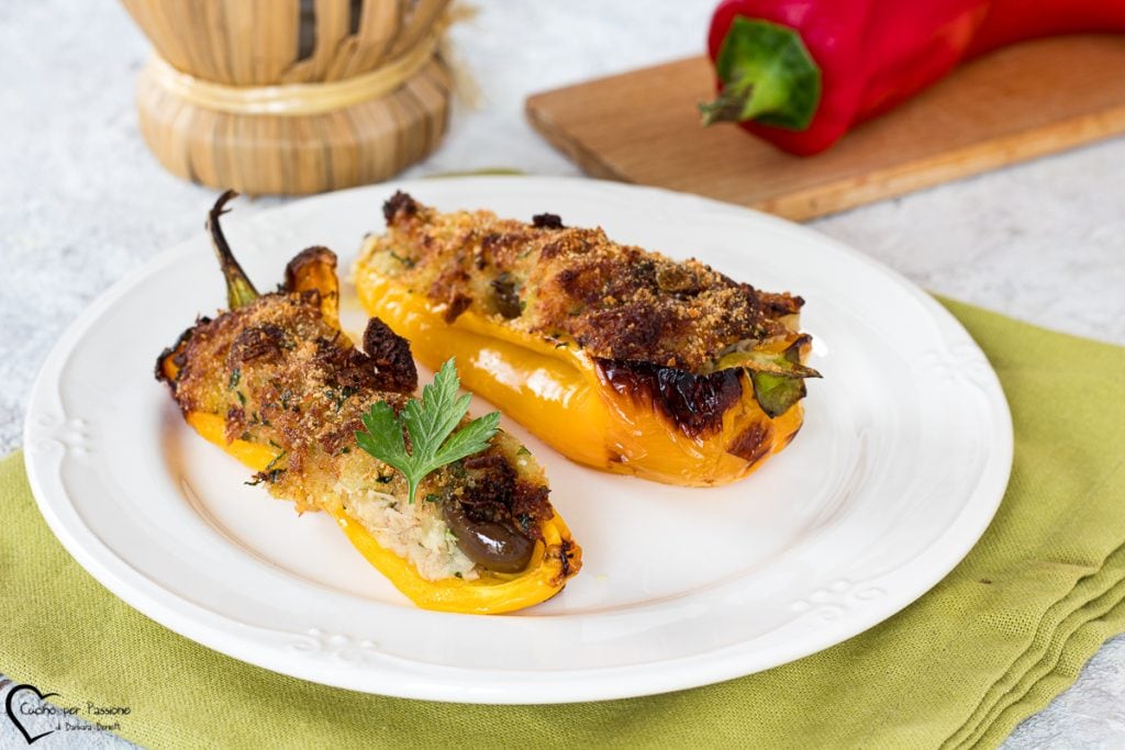 gevulde paprika's met rijst