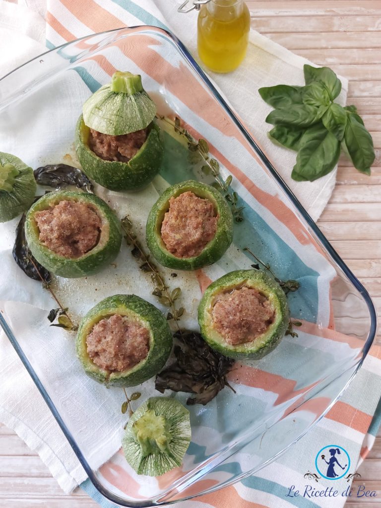 gevulde ronde courgette