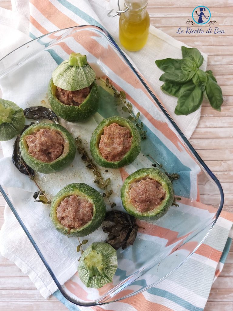 gevulde ronde courgette