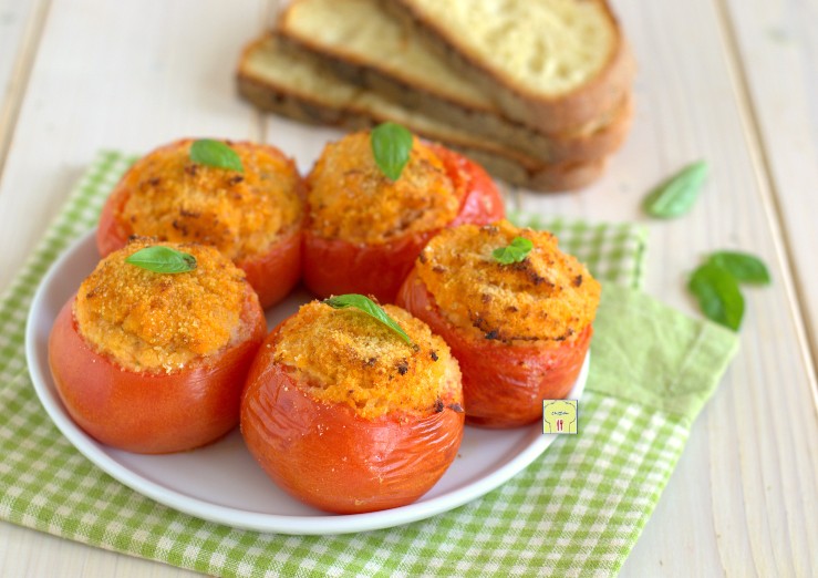 Gevulde tomaten in de airfryer