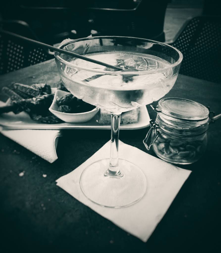 Gibson cocktail voor oudjaarsmenu ViaggiandoMangiando