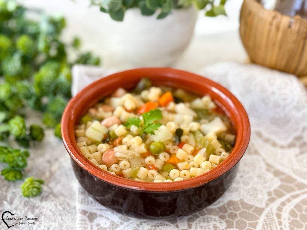 groentesoep met pasta