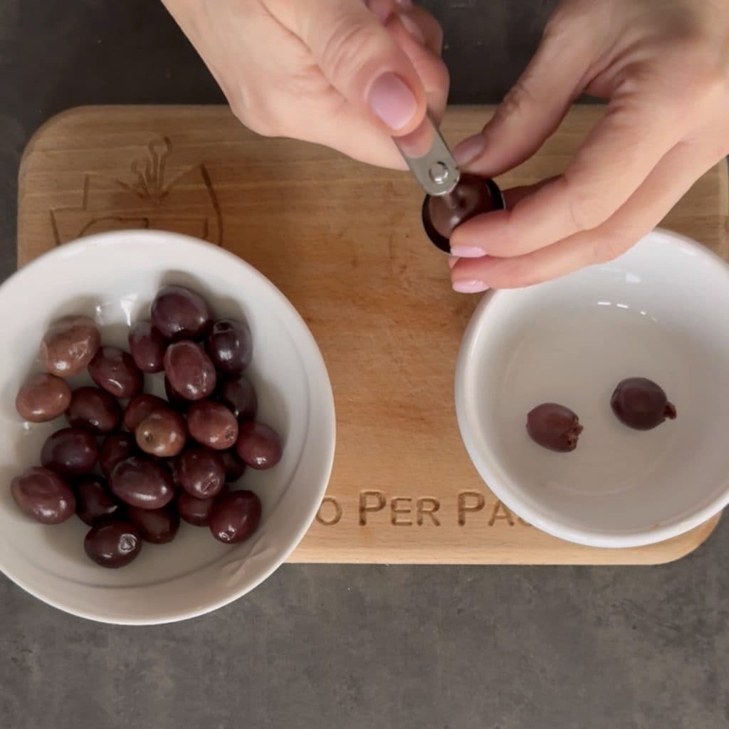 hartige taart met prei en olijven