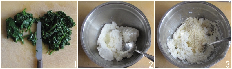 hartige taart met ricotta en spinazie met bladerdeeg, makkelijk, snel, vegetarisch, il chicco di mais 1 spinazie koken