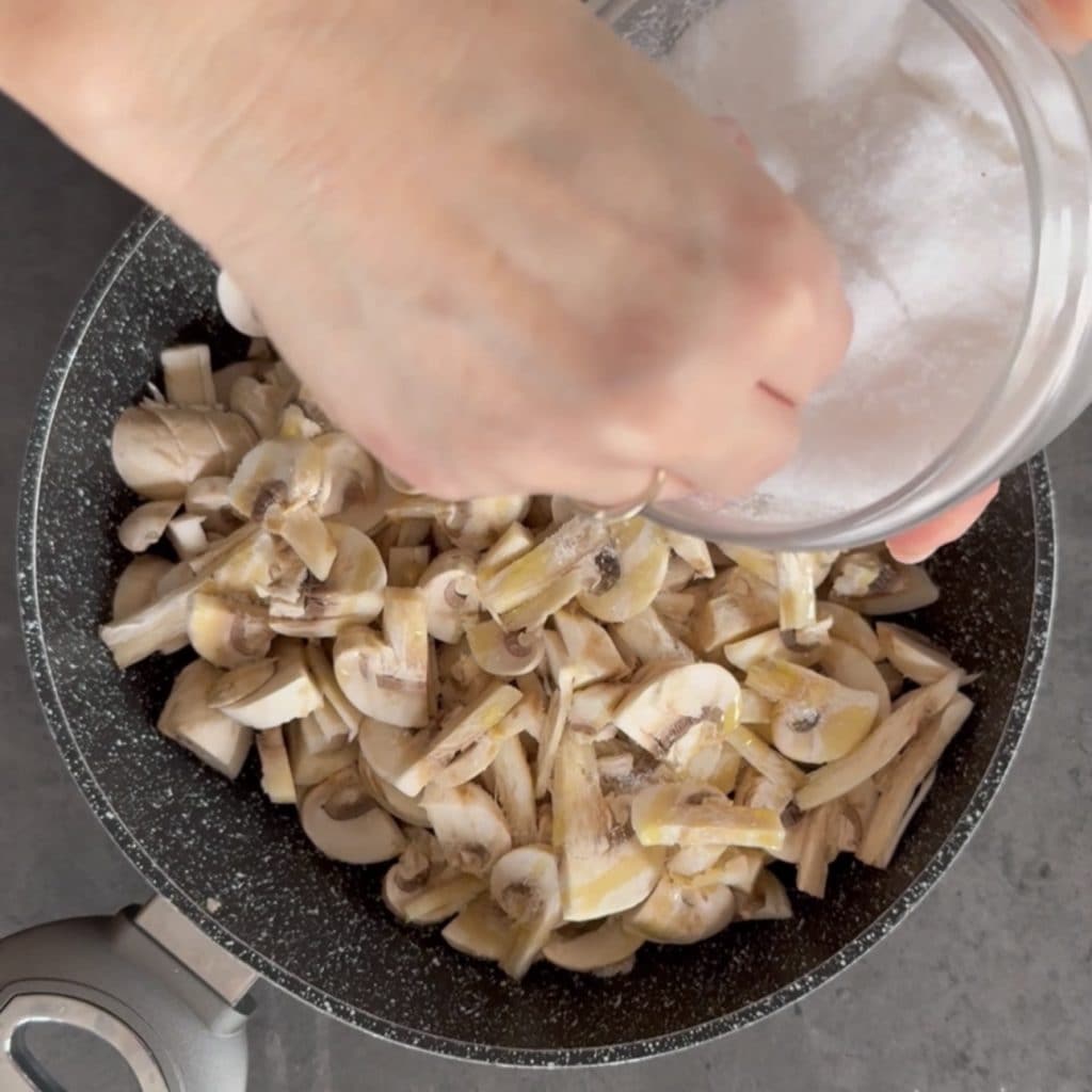 kalkoen scaloppine met champignons