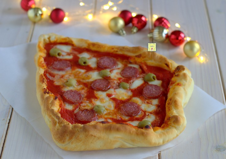 Kerstboom Pizza