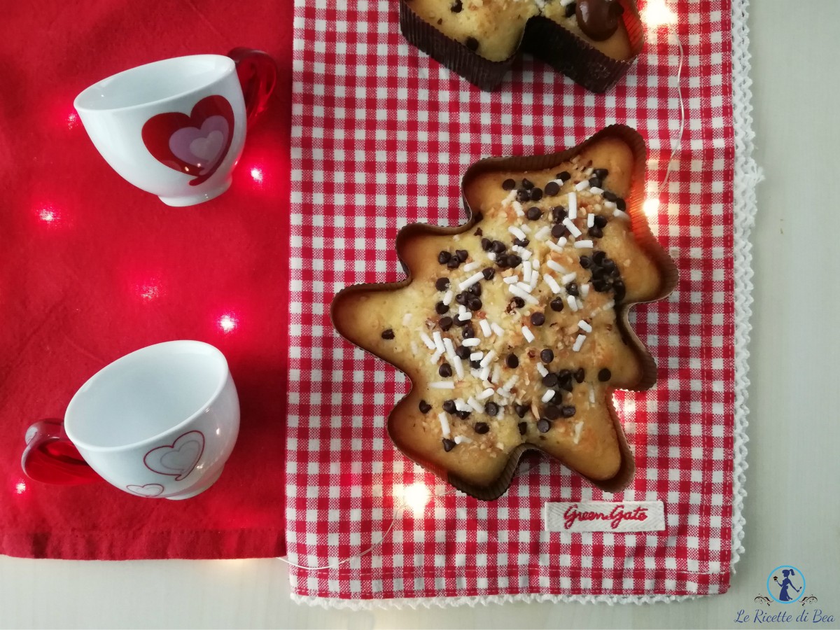 Kerstboom Taarten met Rijstmeel