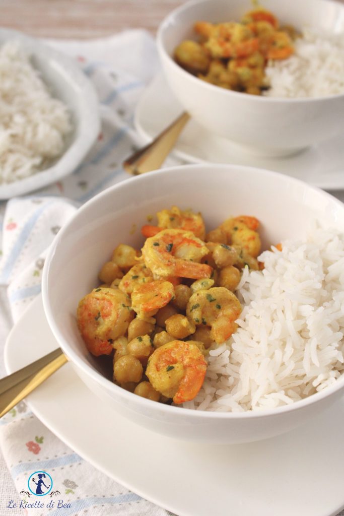 kikkererwten met curry en basmatirijst Indiaas recept