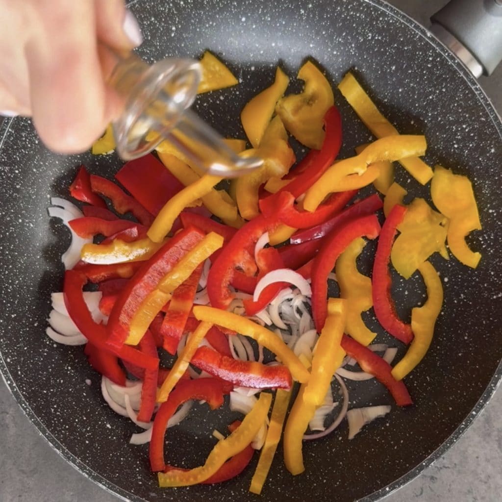 Kipfilet stukjes met paprika