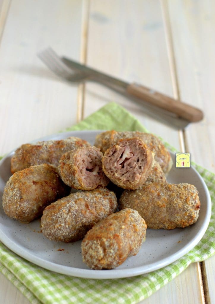 mini gehaktbroodjes ham en kaas in de airfryer gp