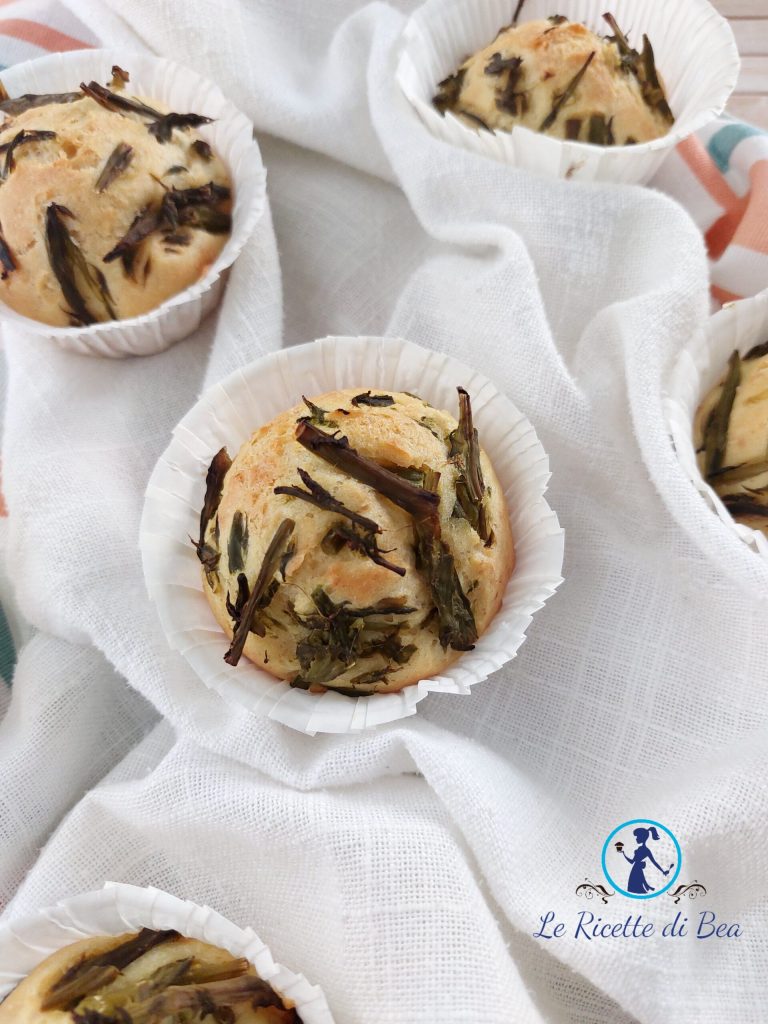 muffins met asperges en citroen