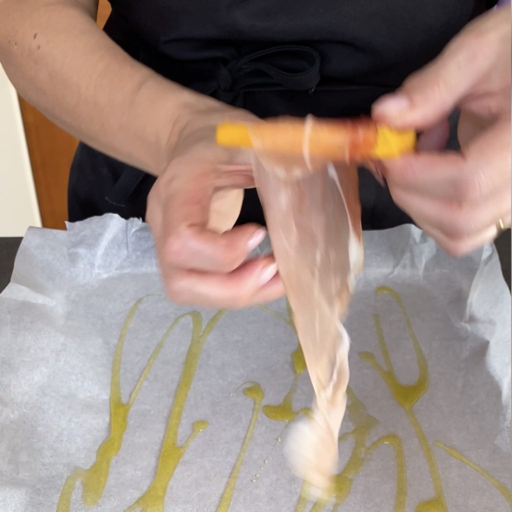 ovengeroosterde pompoen met speck