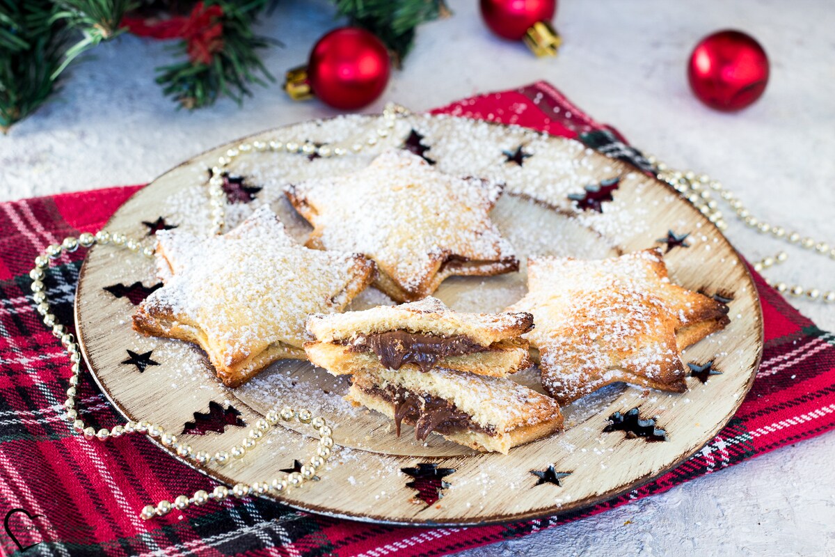 PANDORO STERREN met Nutella