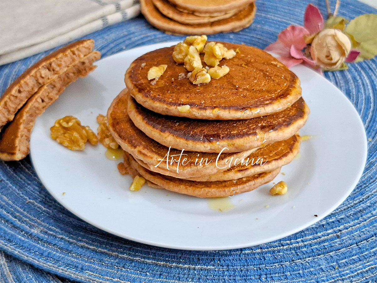 PANNENKOEK met NOTEN klaar in 5 minuten