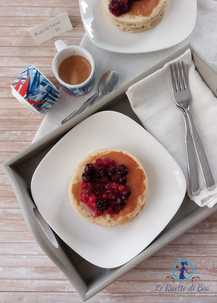 proteïnerijke pannenkoeken voor twee personen